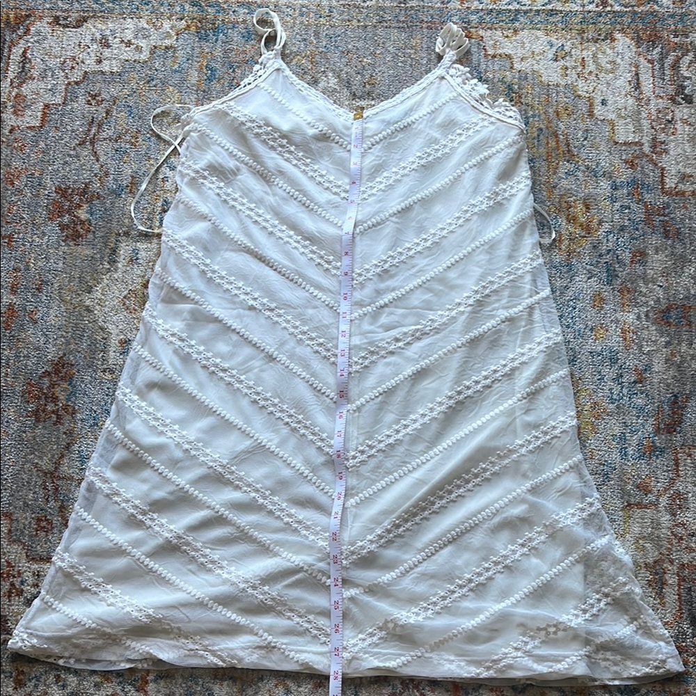 White Lace Slip Dress